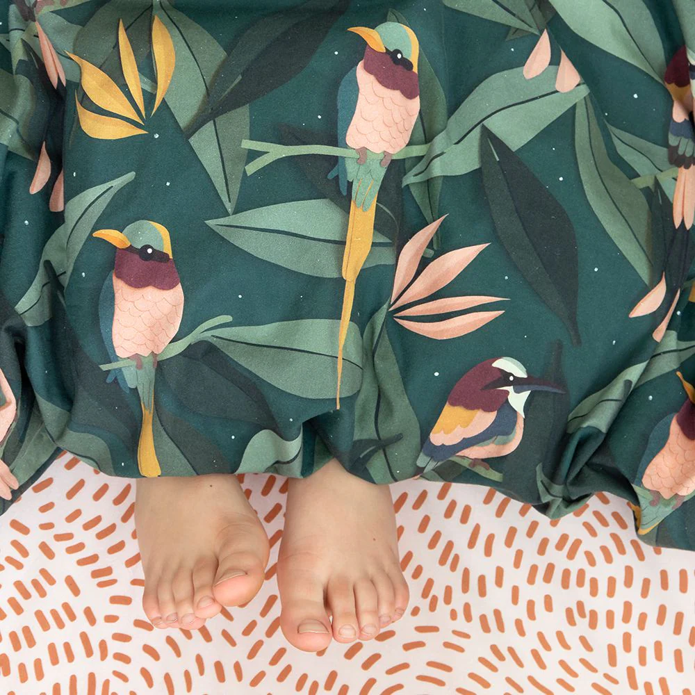 Studio Ditte Hoeslaken Junior (70x150cm) Flow roze roestbruin – Image 4