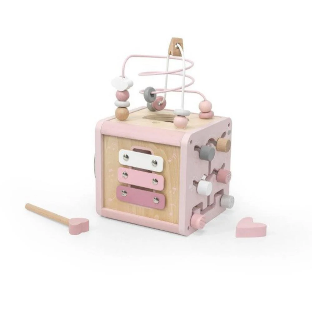 Label Label - 5-in-1 Houten Activiteitenkubus - Ontwikkeling van motorische vaardigheden – Image 7