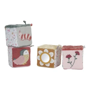 Little Dutch - Zachte Blokkenset Flowers & Butterflies