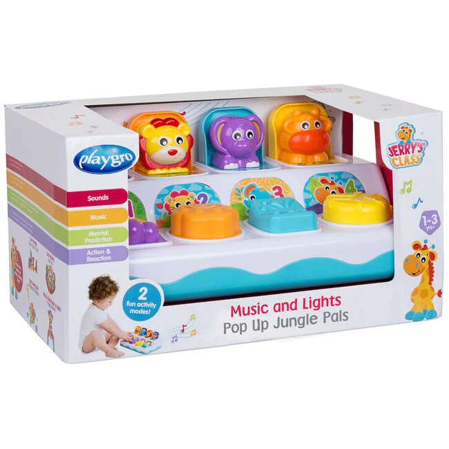 Playgro - Music And Lights Pop Up Jungle Pals – Image 3