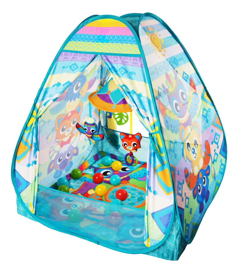 Playgro - Convert Me Teepee Ball Activity - Speelkleed met ballen – Image 2