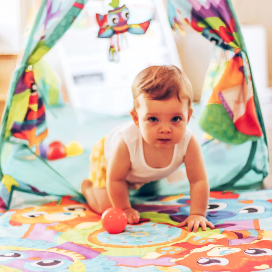 Playgro - Convert Me Teepee Ball Activity - Speelkleed met ballen – Image 9