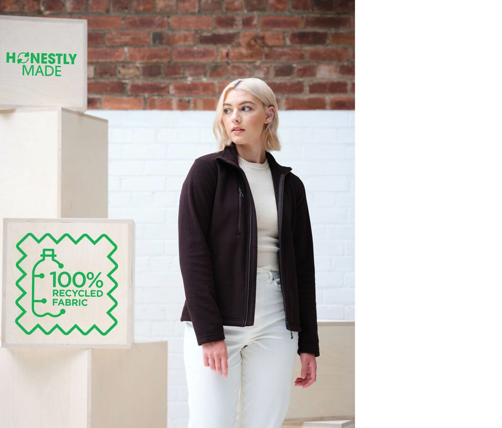 Womens honestly made recycled fleece
