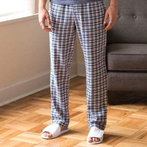 Men&rsquo;s tartan lounge trousers