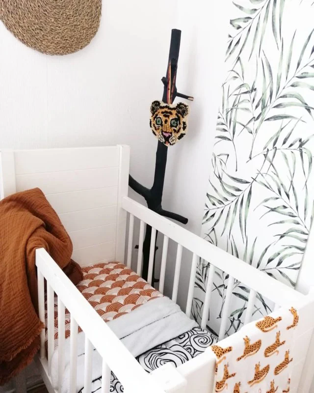 Swedish Linens - Jr. Bed Ledikant Hoeslaken Rainbows (70x160cm) – Image 6