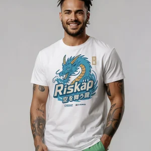 T-shirt Homme – Flying Dragon – Qualité Premium Bio