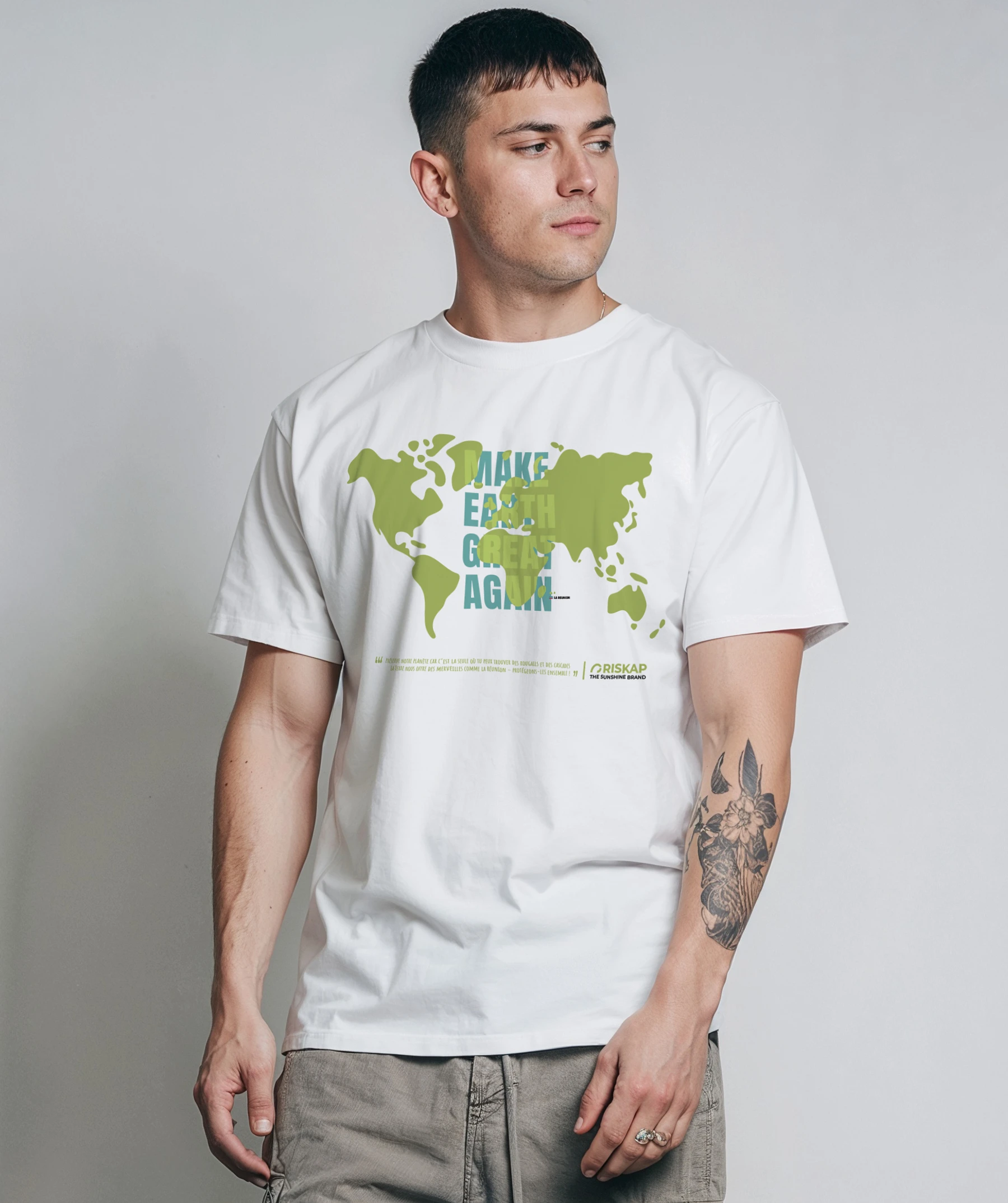 T-shirt Homme – MEGA – Coton Bio Premium