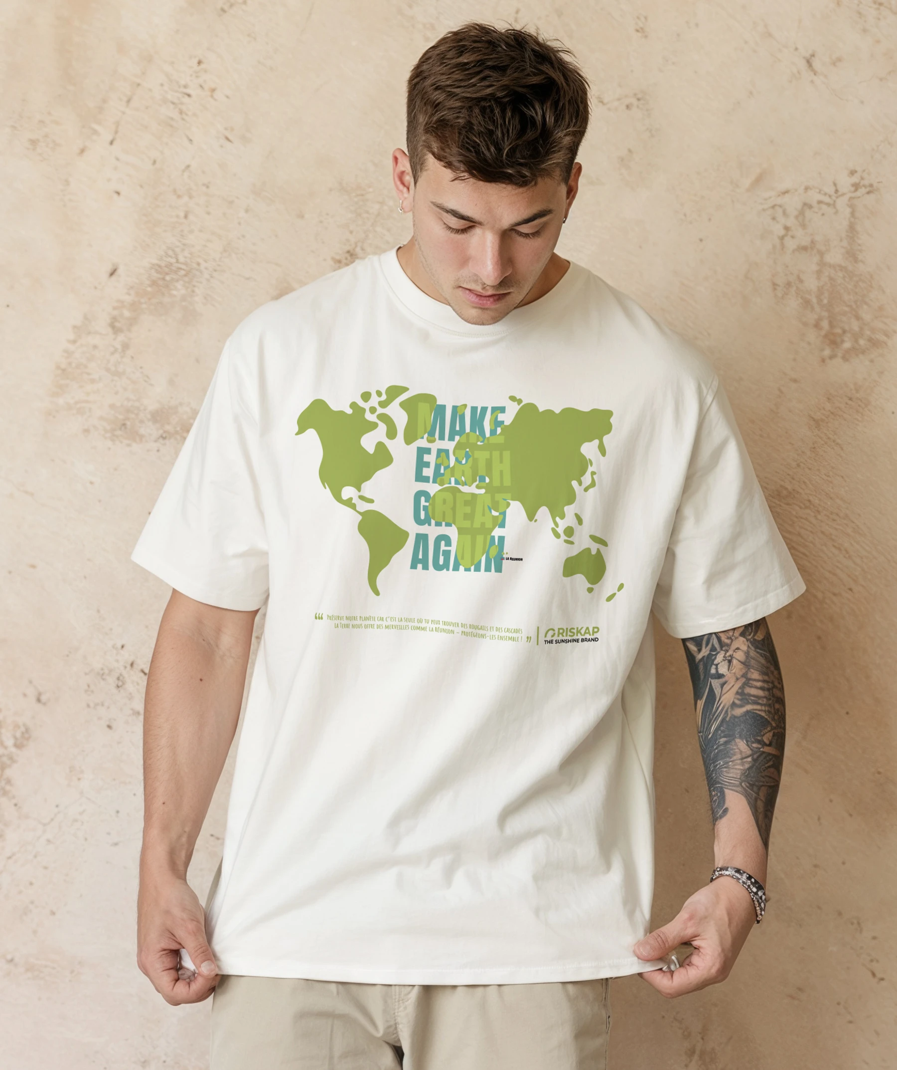 T-shirt Homme – MEGA – Coton Bio Premium – Image 3