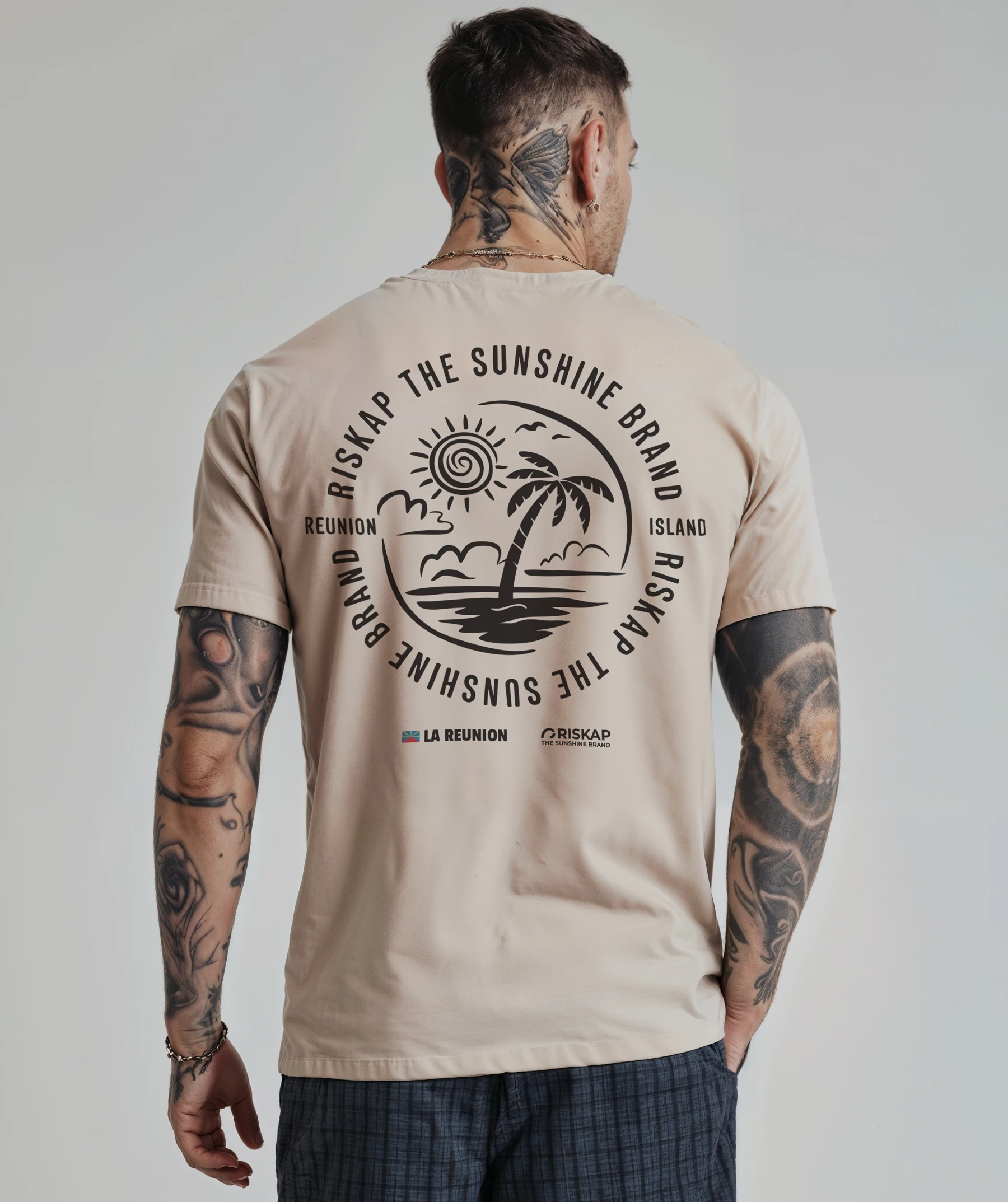 T-shirt Homme – Paradise Location – Coton Bio Premium