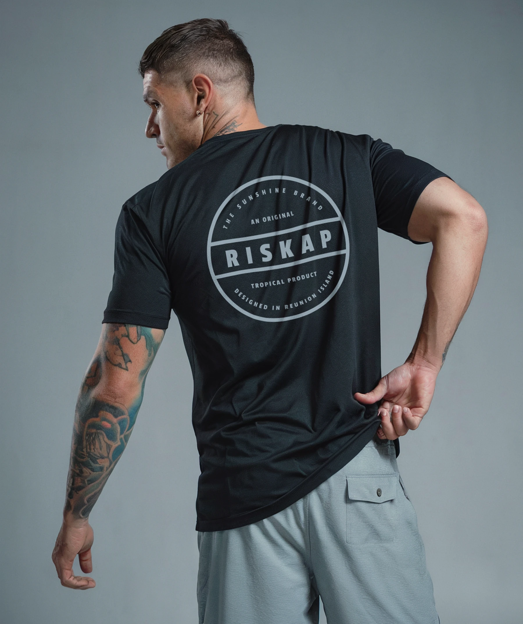 T-shirt Homme – Tropical Stamp – Coton Bio Premium