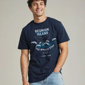 T-shirt Homme – Whale Stop – Coton Bio Premium