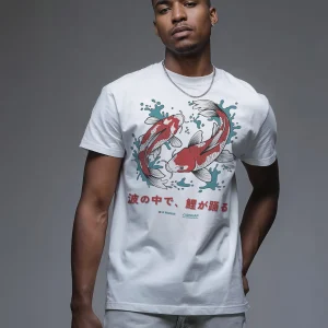 T-shirt Homme – Carpe Koï – Qualité Premium Bio