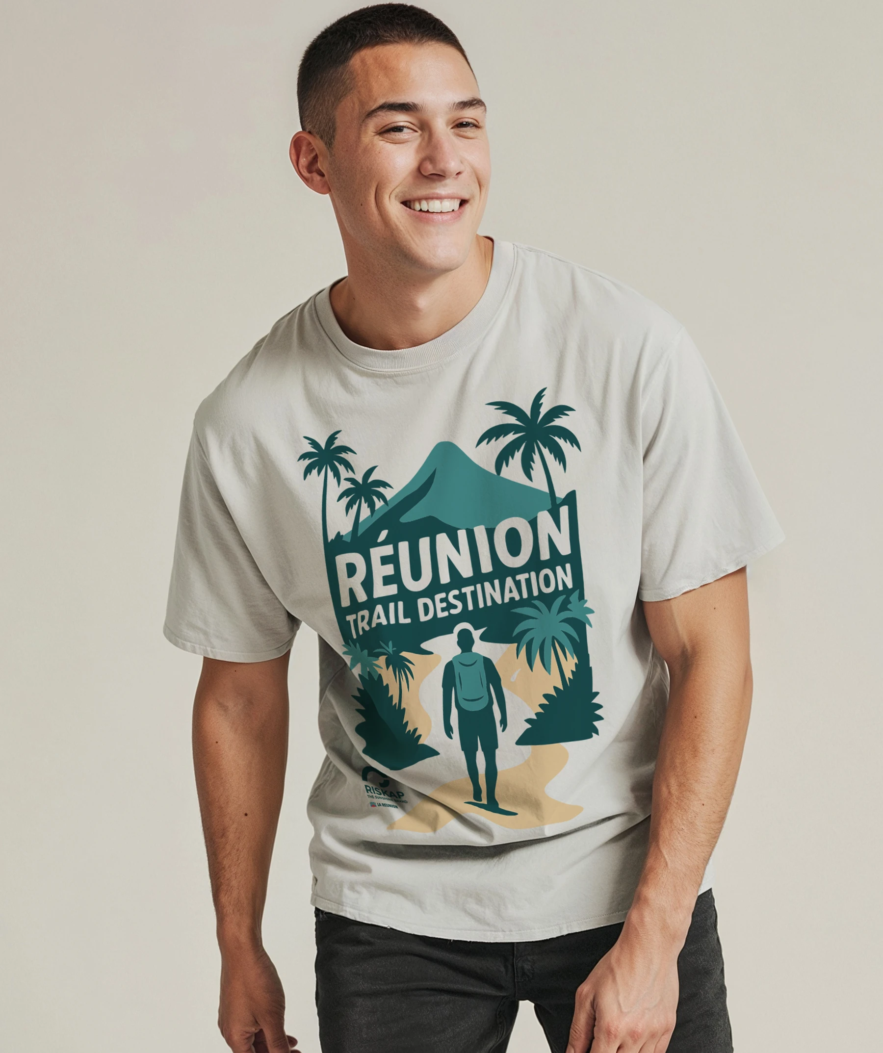 T-shirt Homme – Trail Destination – Coton Bio Premium – Image 2