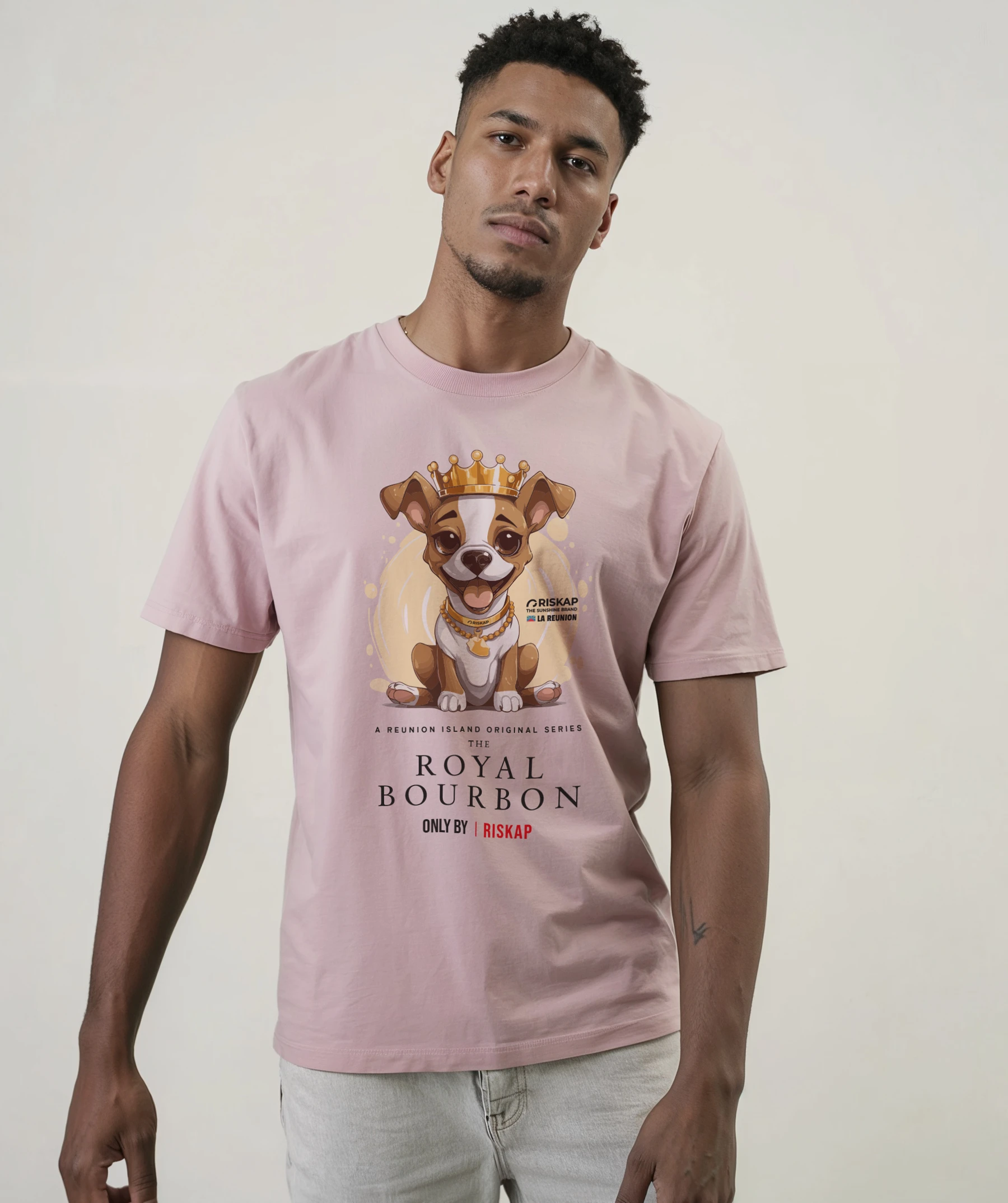 T-shirt Homme – Royal Bourbon – Qualité Premium Bio