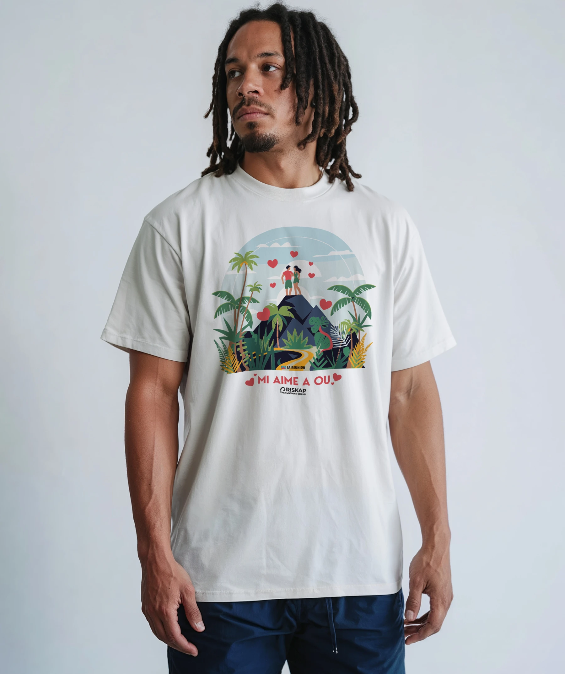 T-shirt Homme – Mi Aime A Ou – Qualité Premium Bio – Image 3