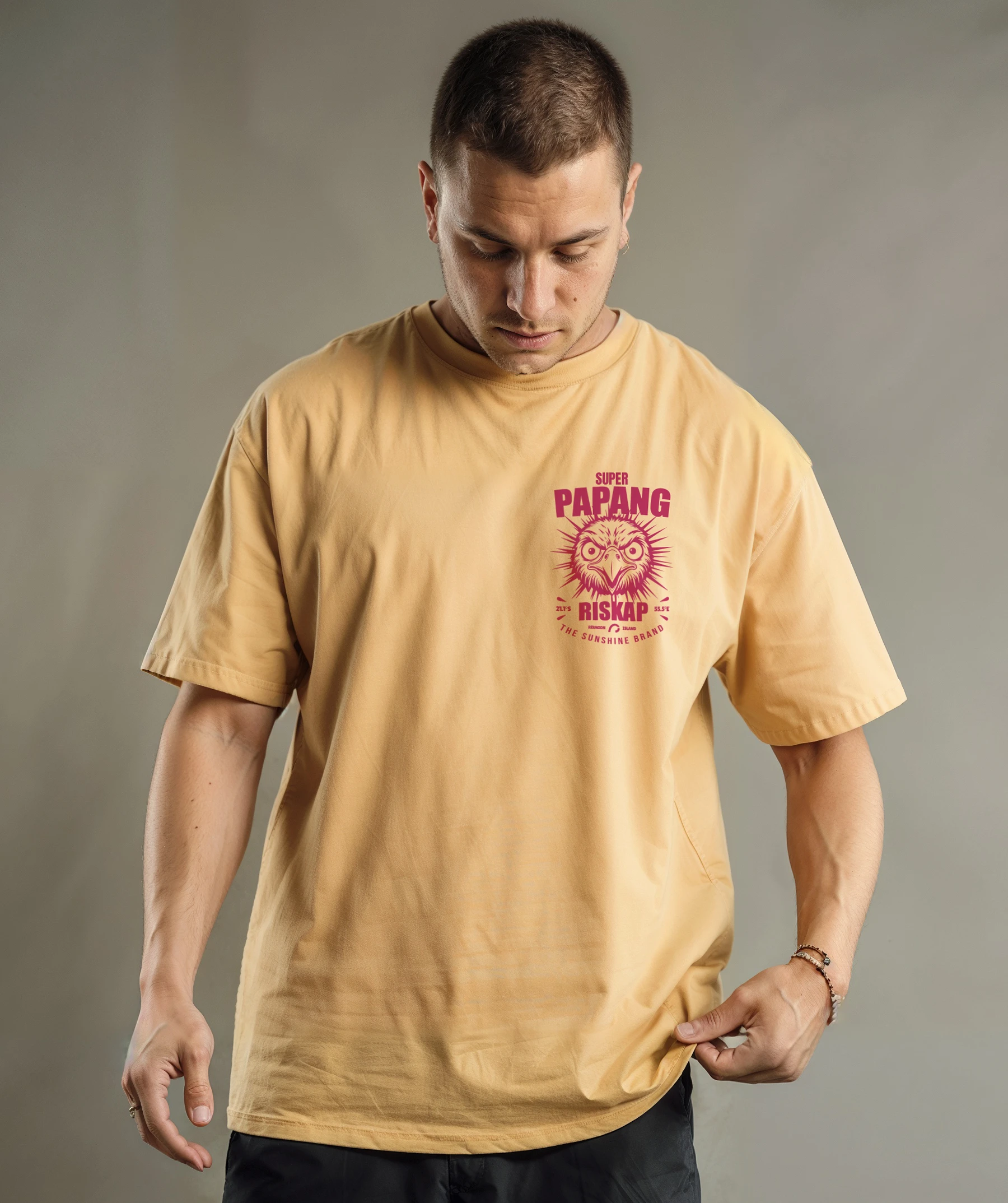 T-shirt Homme – Super Papang – Coton Bio Premium – Image 3