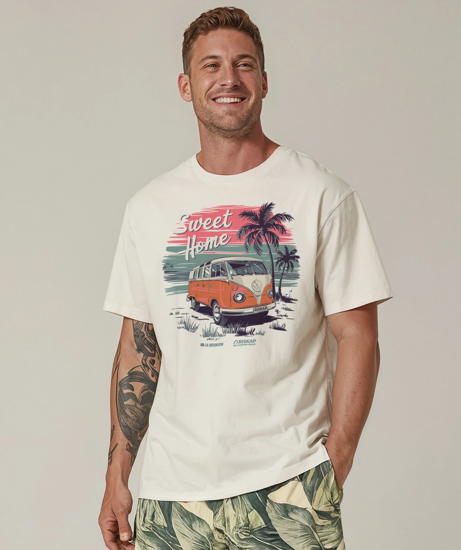 T-shirt Homme – Sweet Home – Coton Bio Premium – Image 2