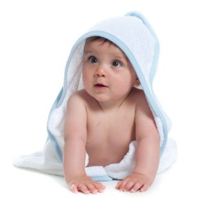 Babies hooded towel