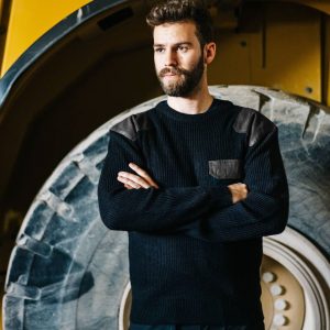 Pull épais col rond