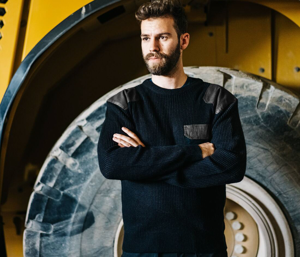 Pull épais col rond – Image 2