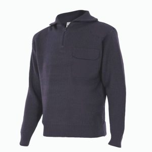 Pull épais col montant