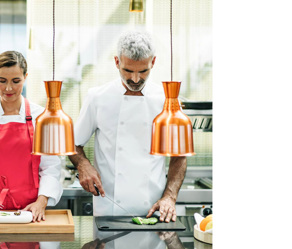 Veste de cuisinier manches courtes – Image 2