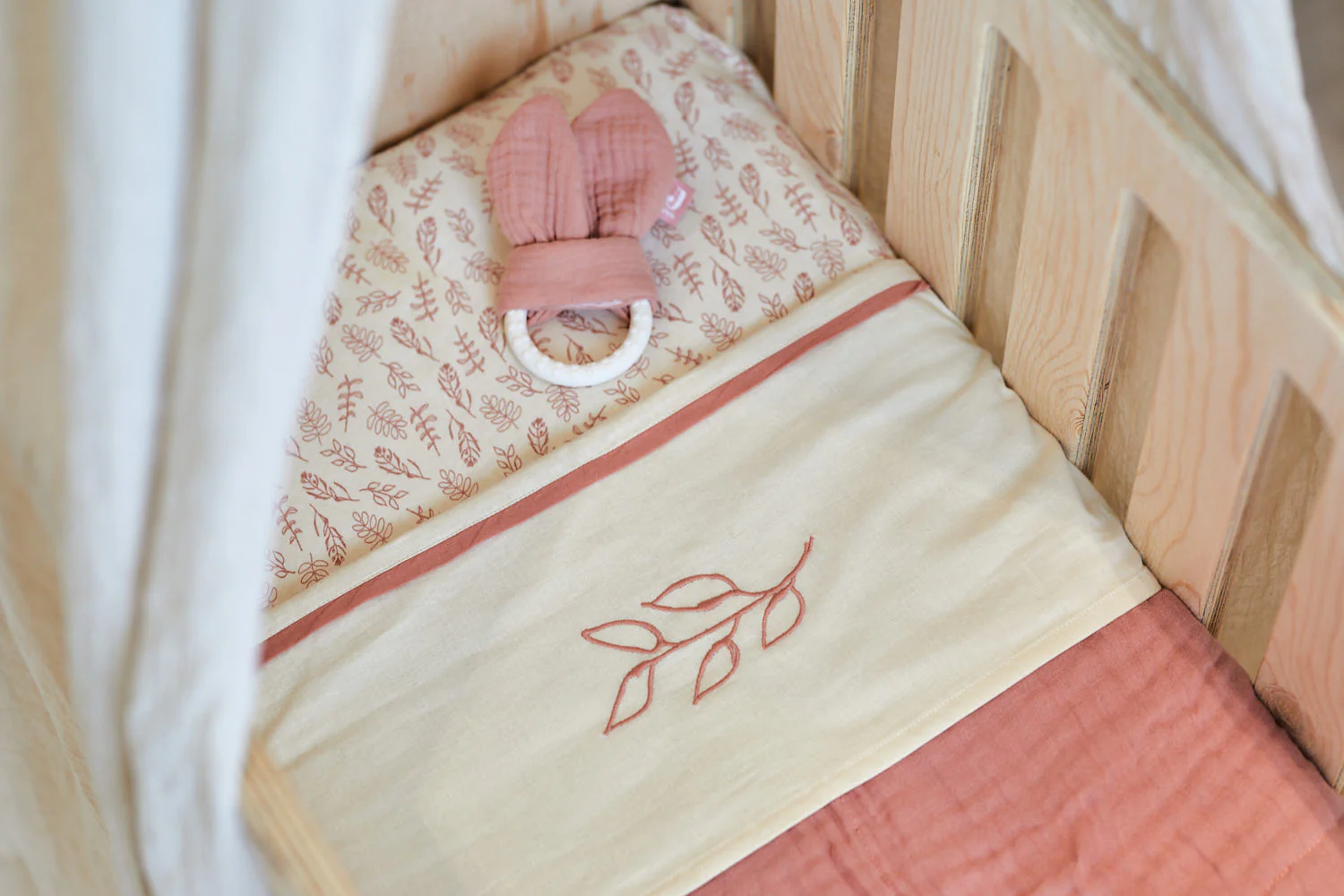 Jollein - Wieg Hoeslaken Meadow (40x80/90cm) – Image 6