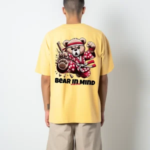 T-shirt Homme Oversized – Bear In Mind – Coton Bio Premium