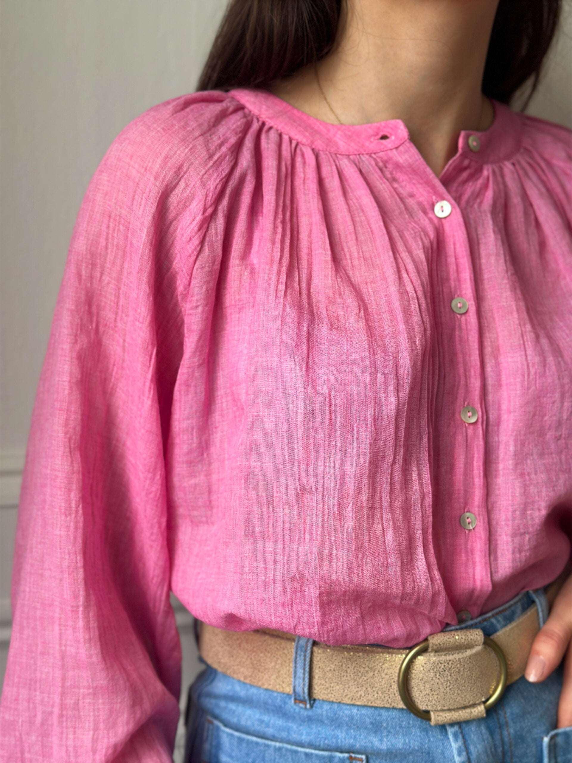 Blouse Lucile Rose – Image 4
