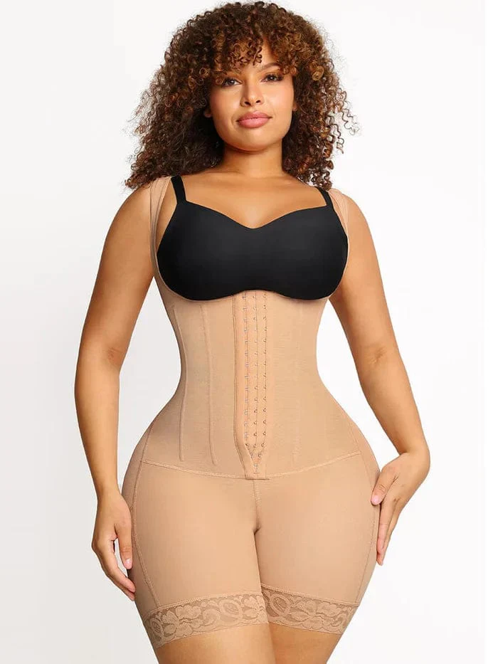Body Shaper Open Bust Contrôle du Ventre pour Femmes avec Armature en Acier – Image 5
