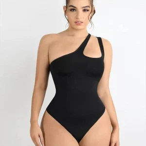 Body De Contrôle Du Ventre À Épaule Unique