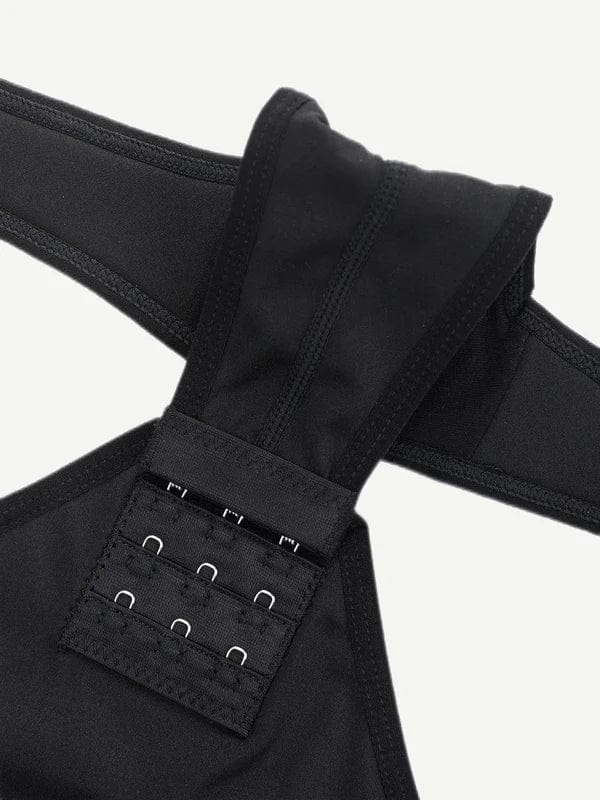 Body à manches longues avec shapewear intégré et décolleté en scoop, avec une culotte – Image 9