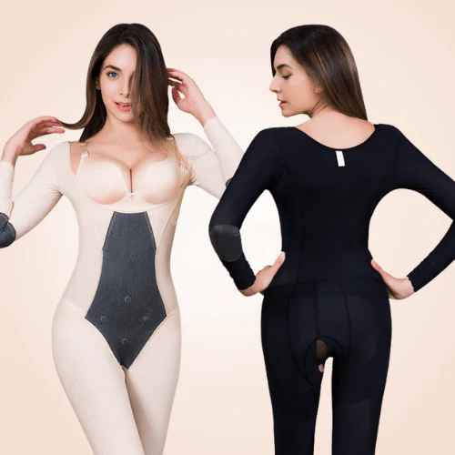 Body Amincissant Intégral Ouvert À L'entrejambe Pour Bras Et Cuisses – Image 2