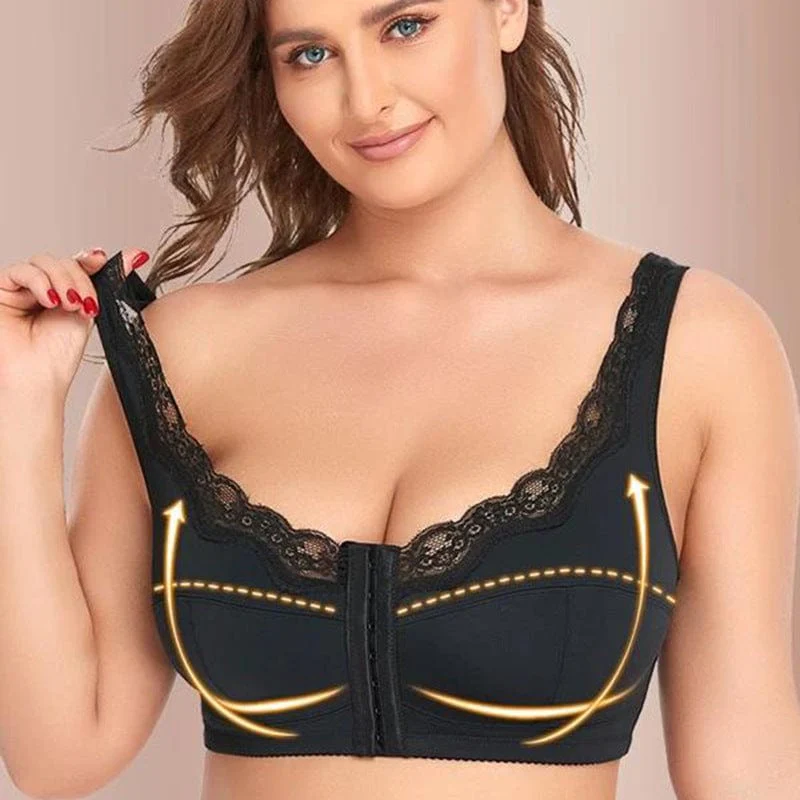 Soutien-gorge de maintien non armé à fermeture frontale pour femmes – Image 4