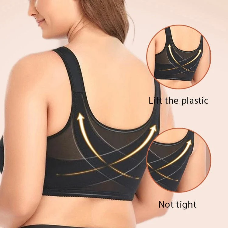 Soutien-gorge de maintien non armé à fermeture frontale pour femmes – Image 6