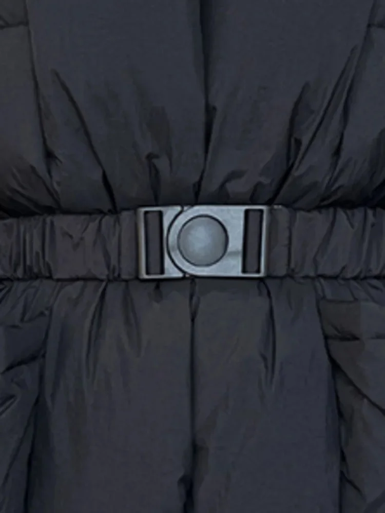 Doudoune femme avec ceinture et col montant – Image 8