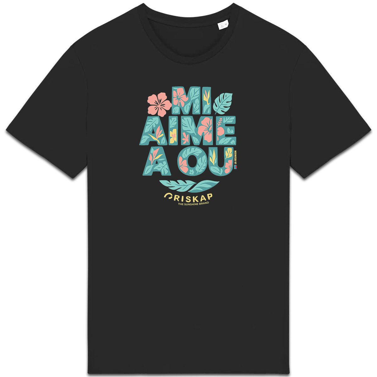 T-shirt Homme – Mi Aime A Ou Leaves – Coton Bio Premium – Image 5