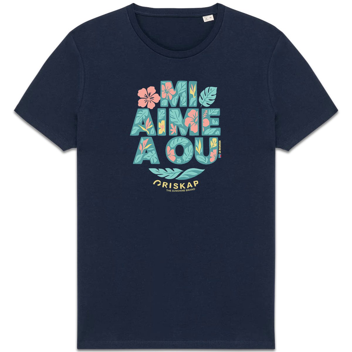 T-shirt Homme – Mi Aime A Ou Leaves – Coton Bio Premium – Image 6