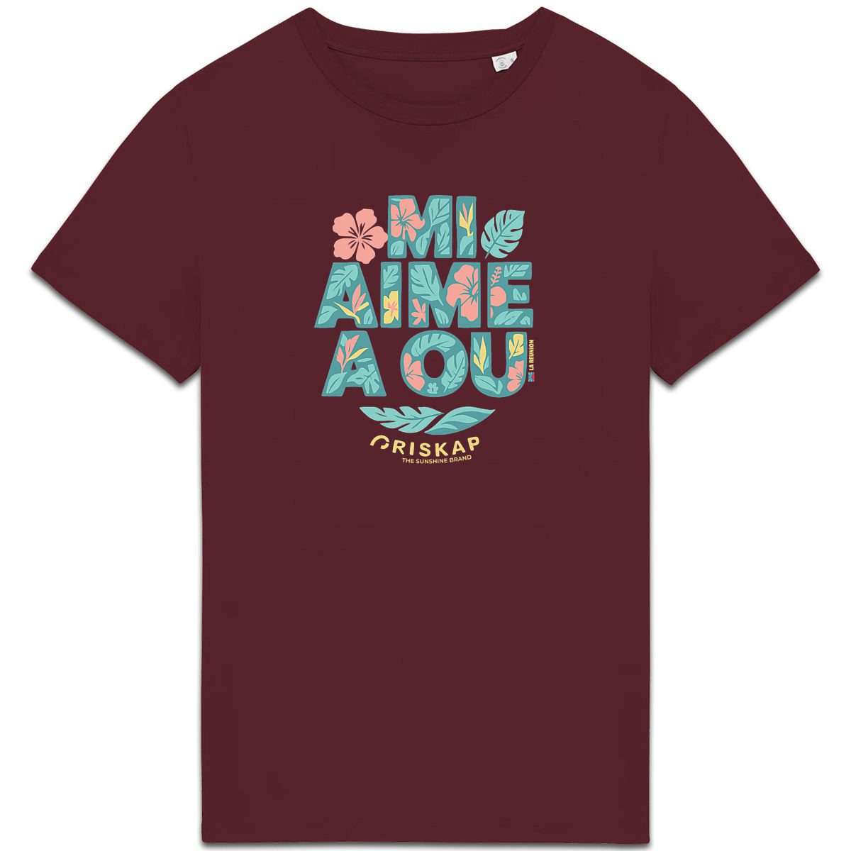 T-shirt Homme – Mi Aime A Ou Leaves – Coton Bio Premium – Image 7
