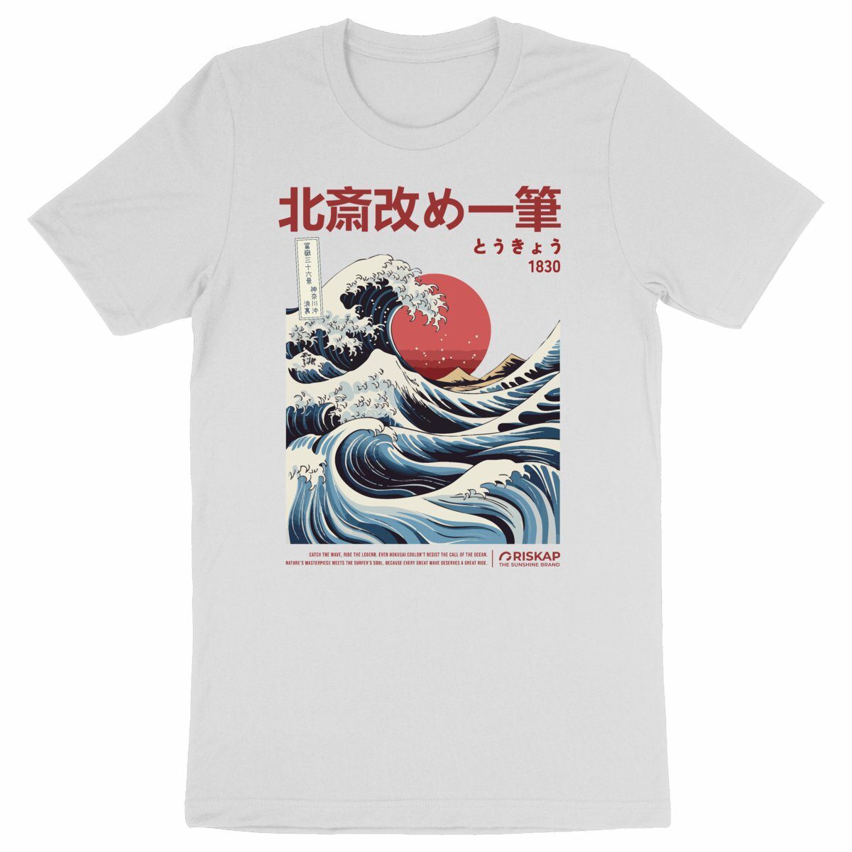 T-shirt Homme – Original Kanagawa – Coton Bio Premium – Image 4