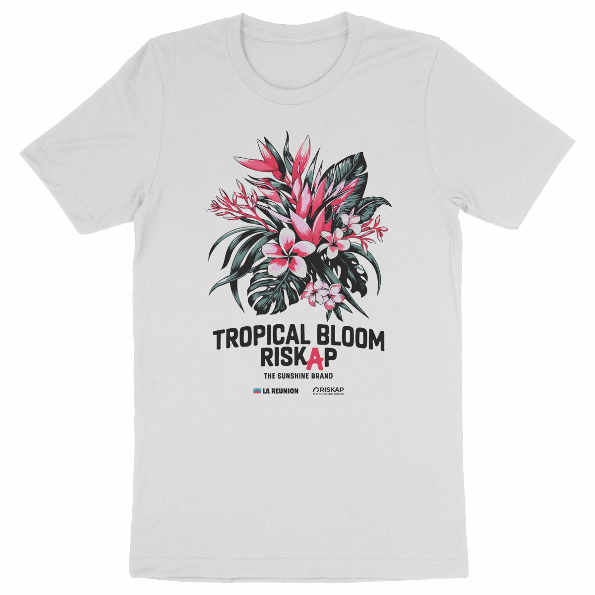 T-shirt Homme – Tropical Bloom – Coton Bio Premium – Image 4