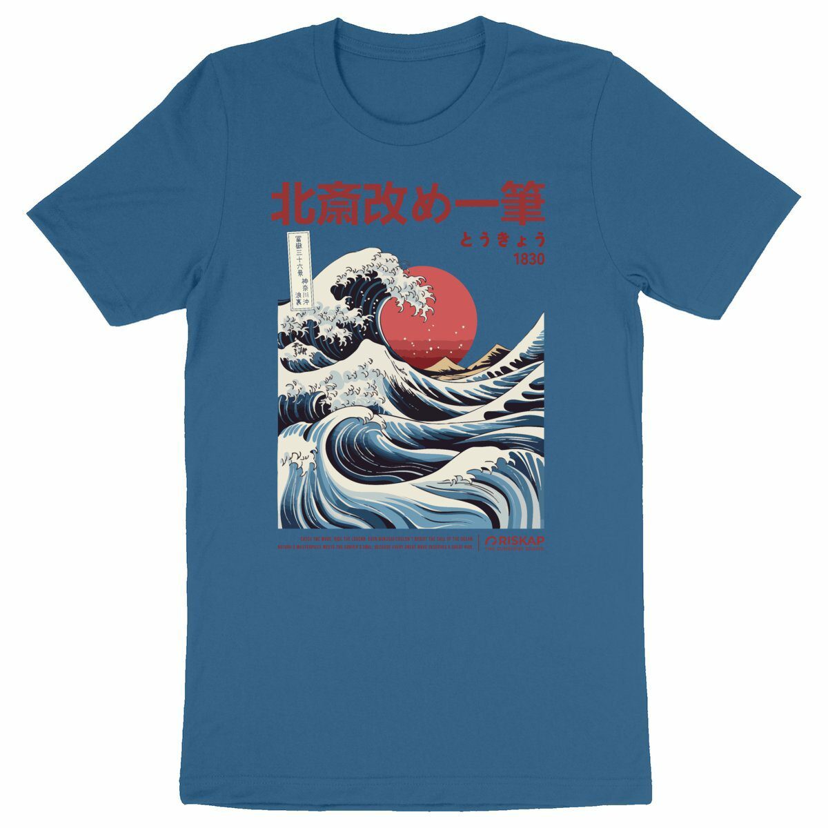 T-shirt Homme – Original Kanagawa – Coton Bio Premium – Image 9