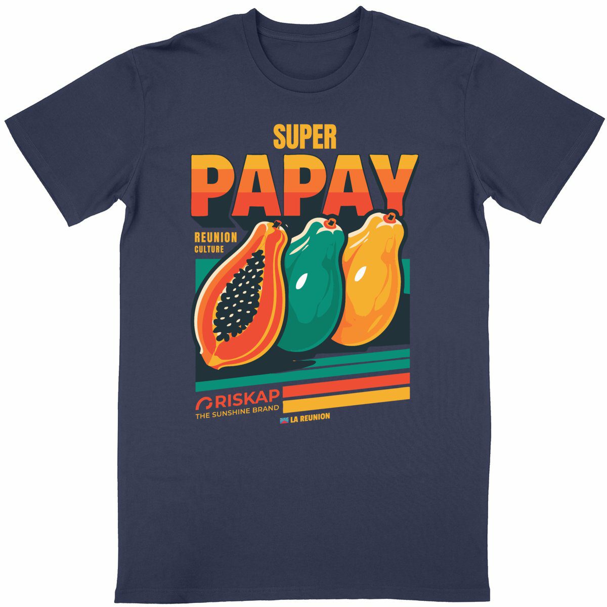 T-shirt Homme – Super Papay – Coton Bio Premium – Image 7