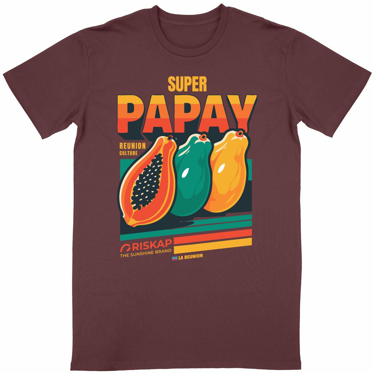 T-shirt Homme – Super Papay – Coton Bio Premium – Image 8