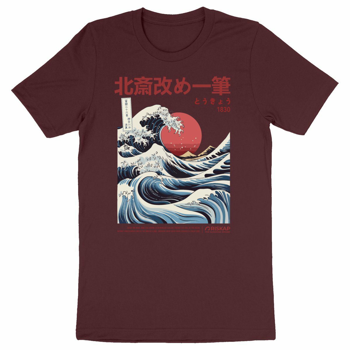 T-shirt Homme – Original Kanagawa – Coton Bio Premium – Image 8