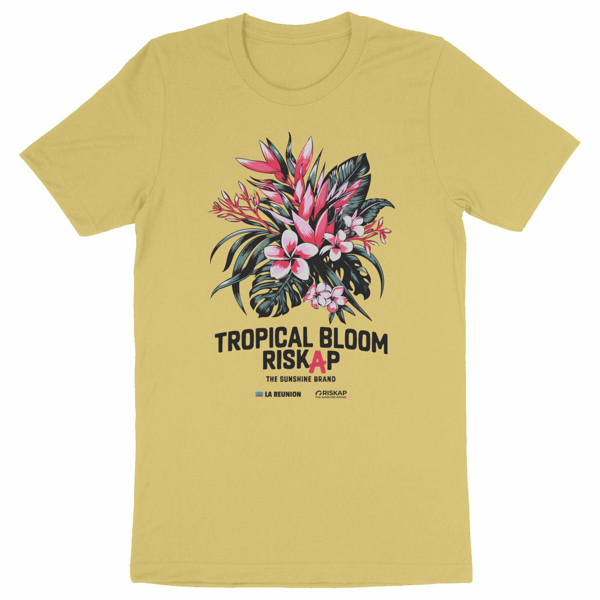 T-shirt Homme – Tropical Bloom – Coton Bio Premium – Image 6