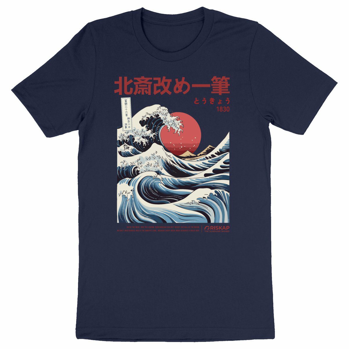 T-shirt Homme – Original Kanagawa – Coton Bio Premium – Image 7