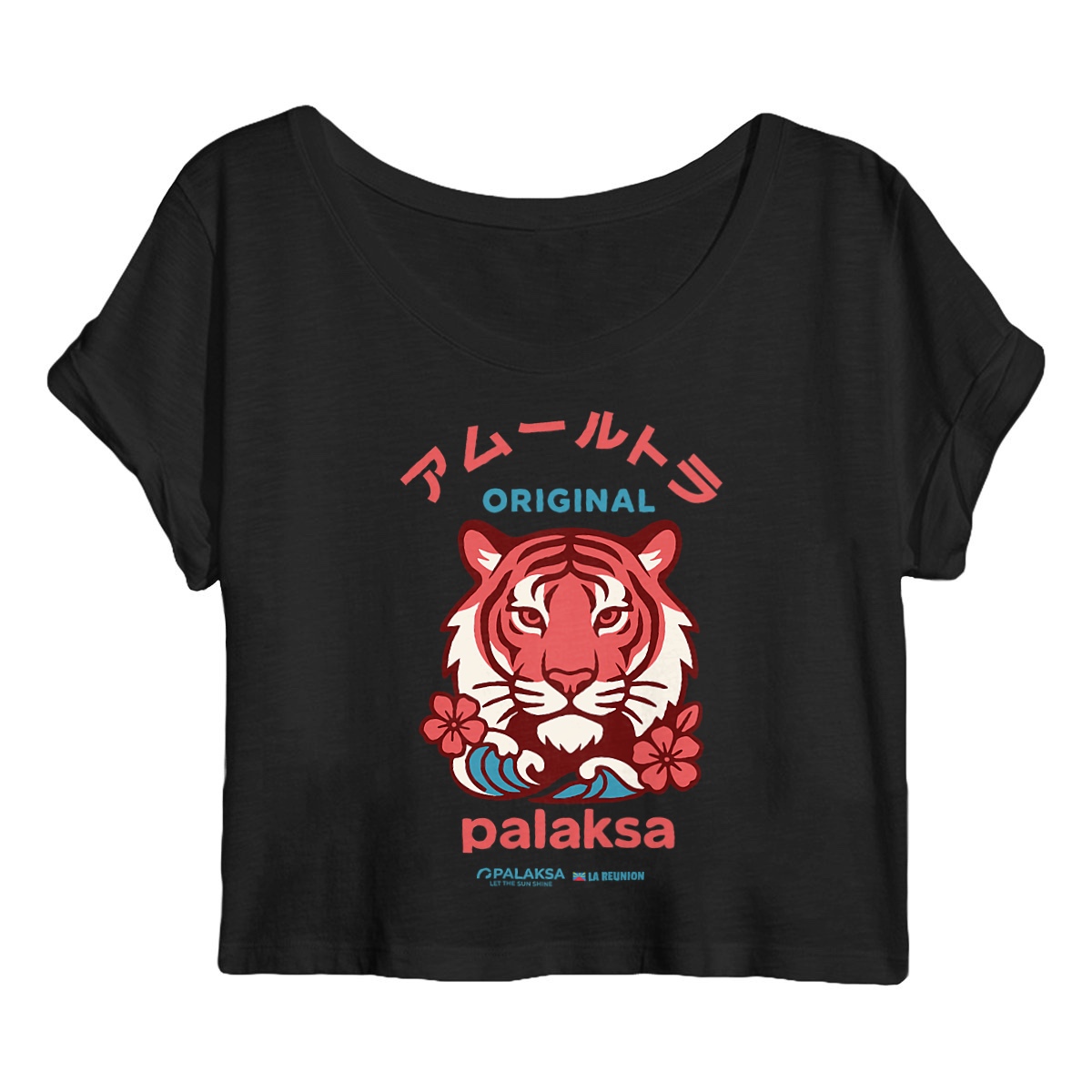 Crop-top Femme – Love Tiger – Coton Bio – Image 5