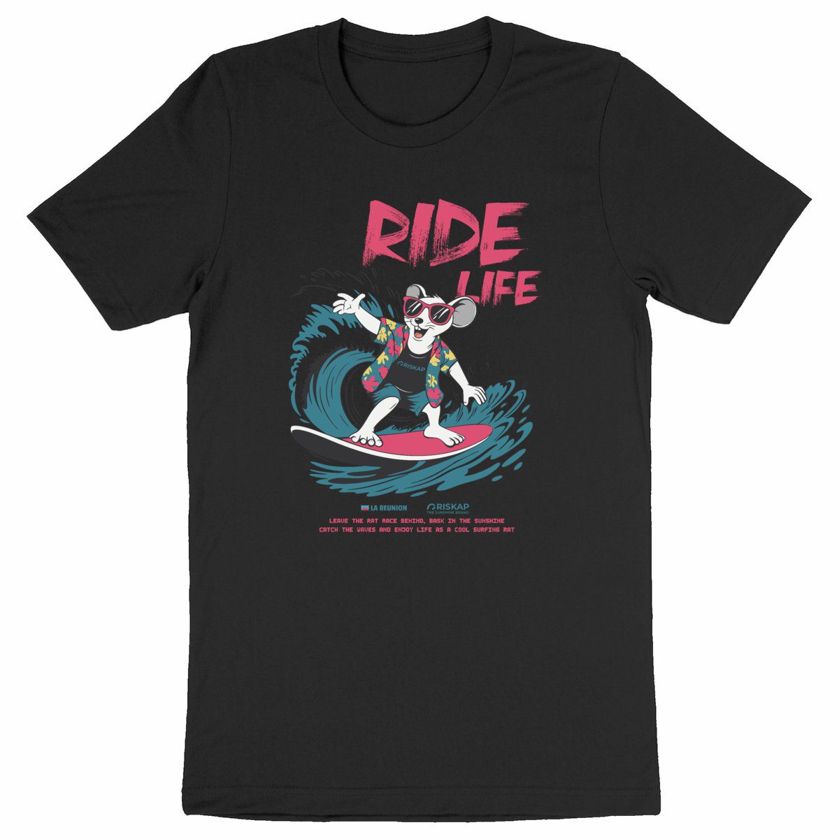 T-shirt Homme – Ride Life – Coton Bio Premium – Image 5