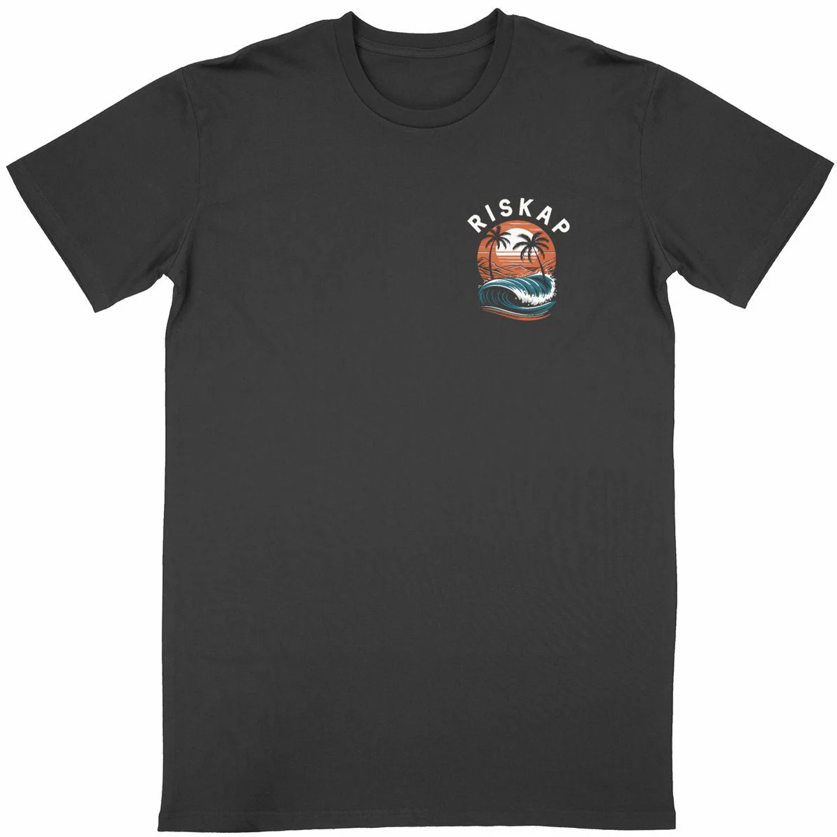 T-shirt Homme – Sunset Wave – Coton Bio Premium – Image 4